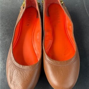 Ralph Lauren Brown Leather Women's Loafers 8.5